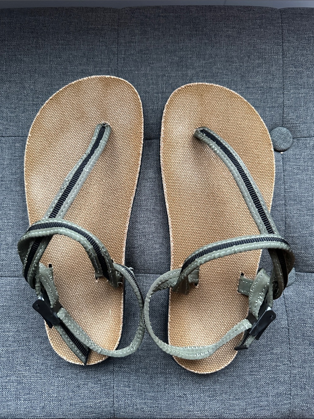 Earth Runners Alpha Barefoot Minimalist Vibram Sandals 8.5W Earthing Trail Grip